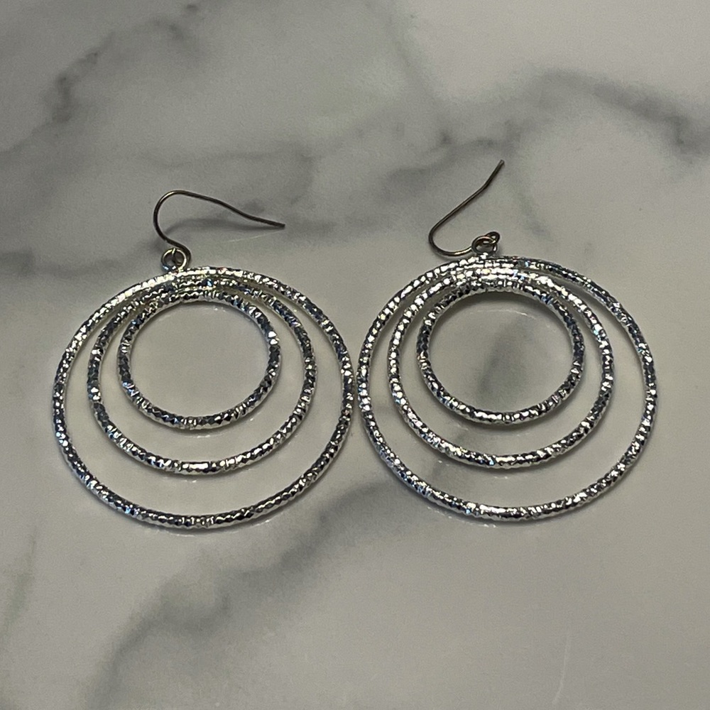 Silver Hoop Earrings